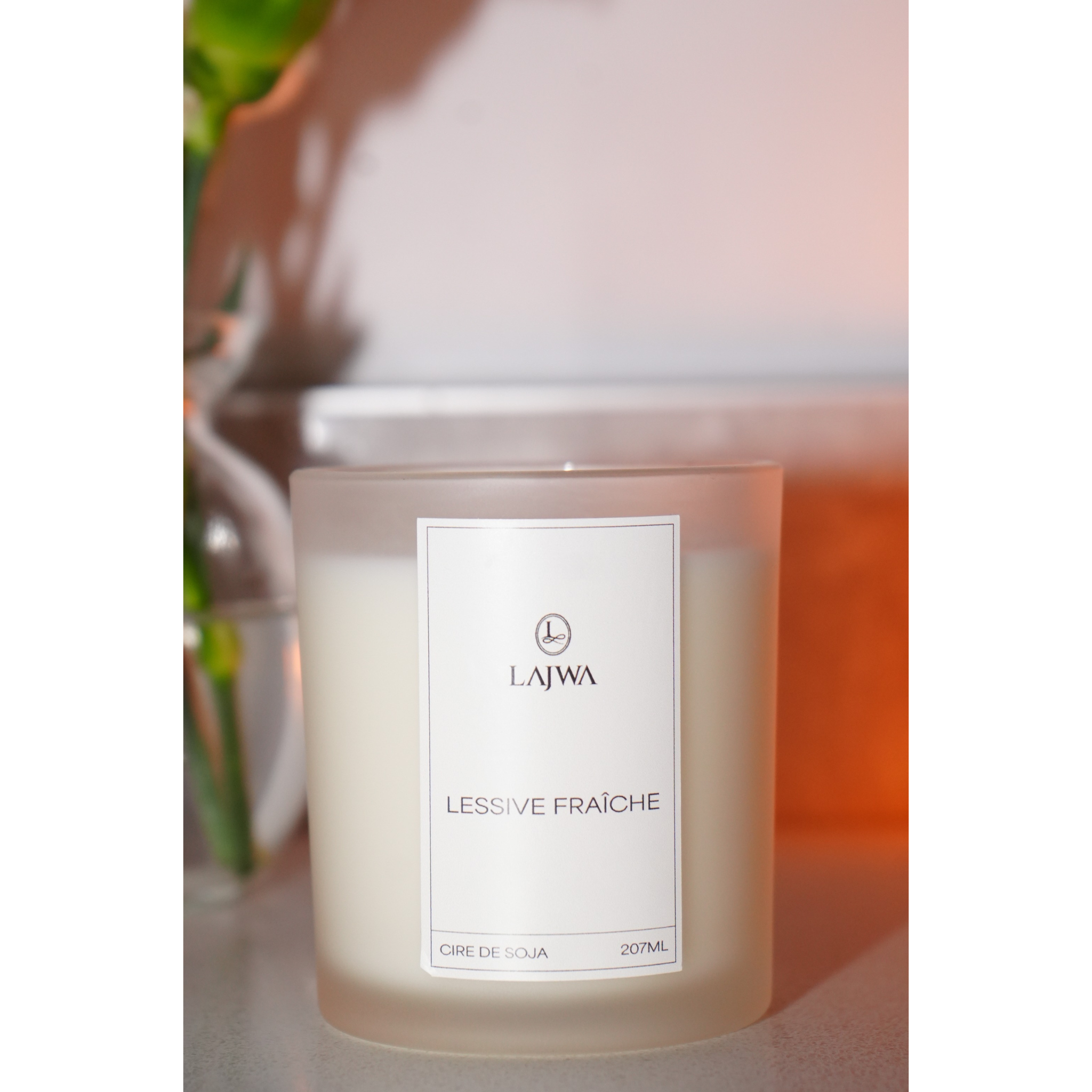 Bougie parfumée lessive fraîche – 207 ml